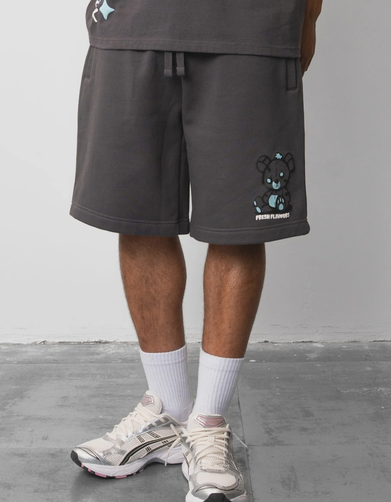 Fresh Flavours Take Your Pick Shorts - Charcoal