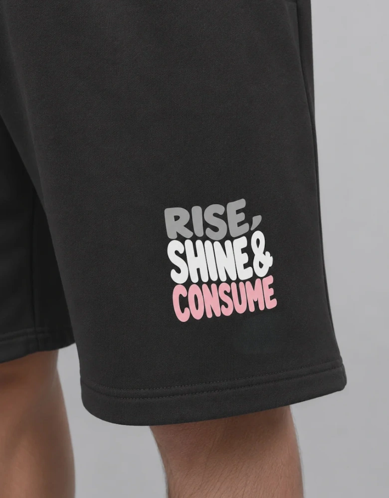 Fresh Flavours Rise Sweat Shorts - Black