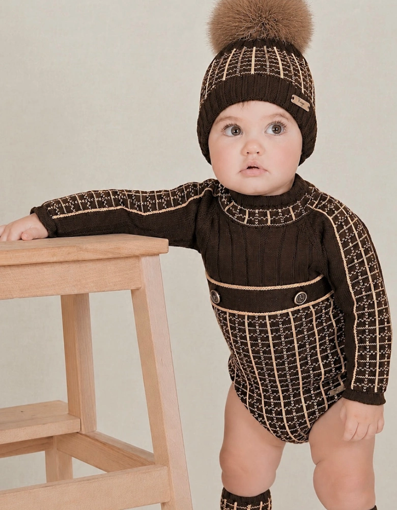Boys Brown and Camel Socks