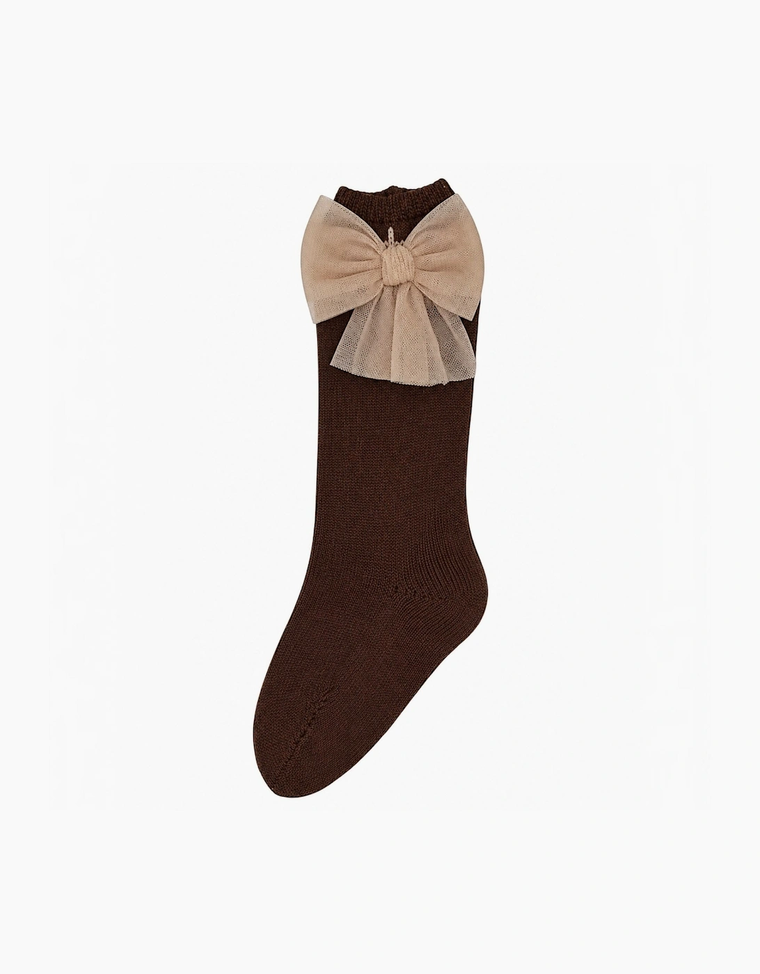 Girls Brown and Camel Socks