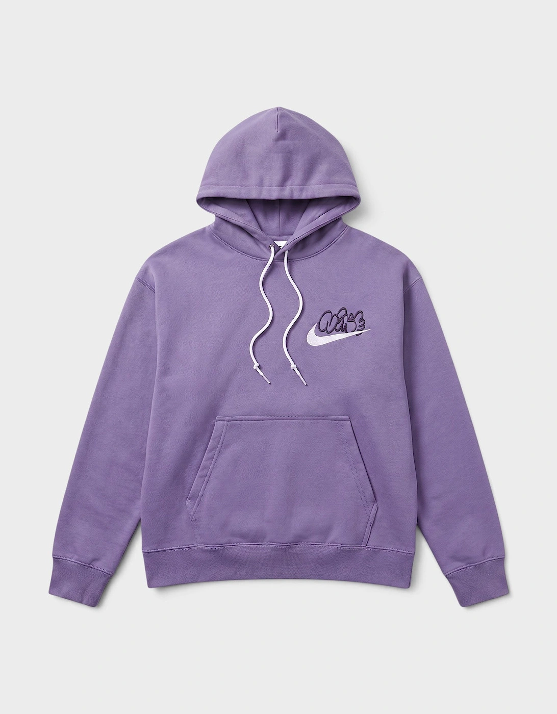Solo Swoosh Graphic Hoodie Purple
