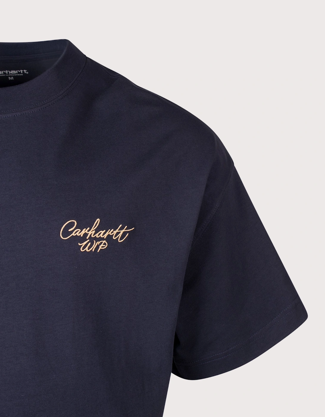 Boxy Loose Fit Signature Script T-Shirt