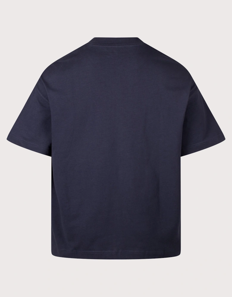 Boxy Loose Fit Signature Script T-Shirt