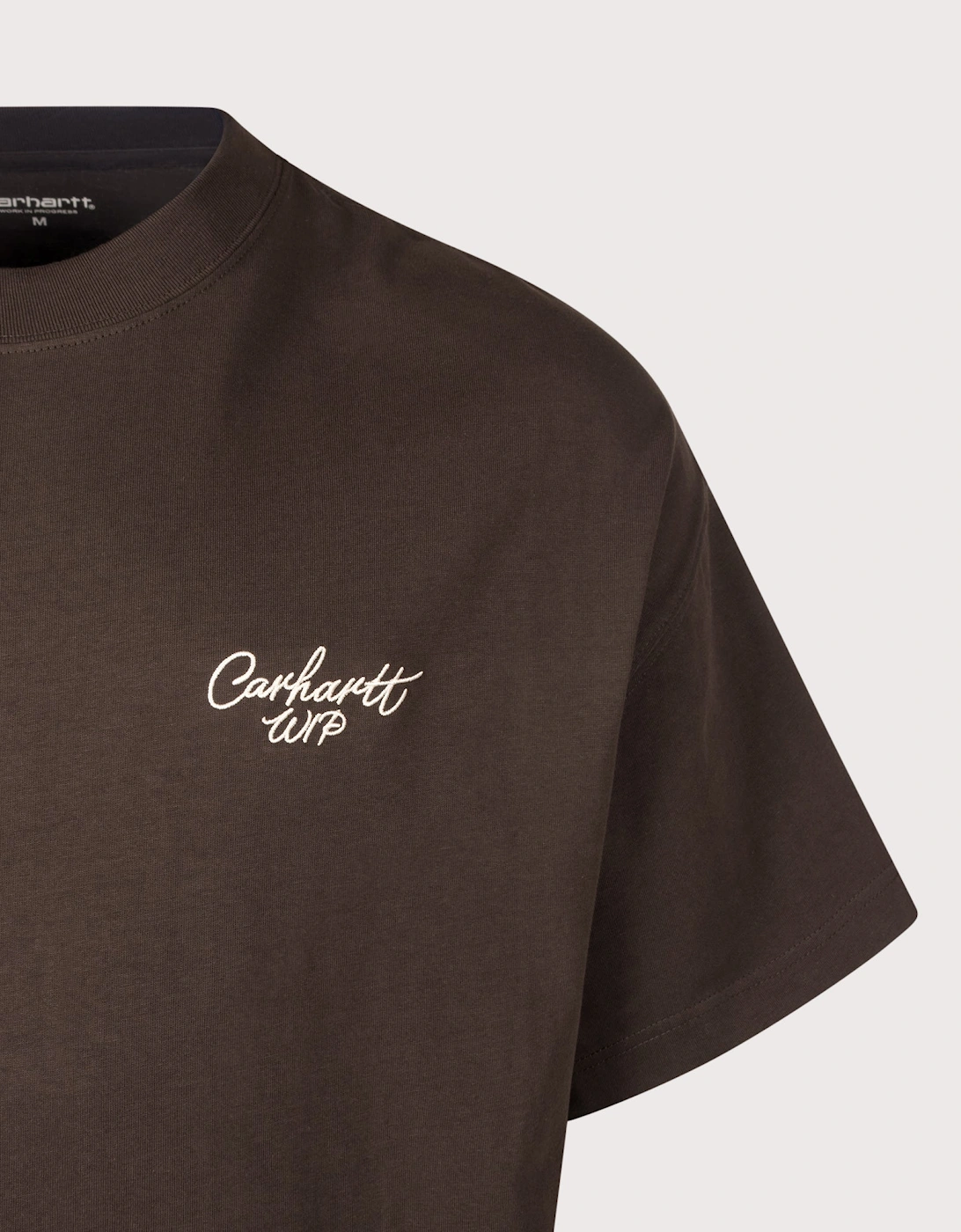 Boxy Loose Fit Signature Script T-Shirt