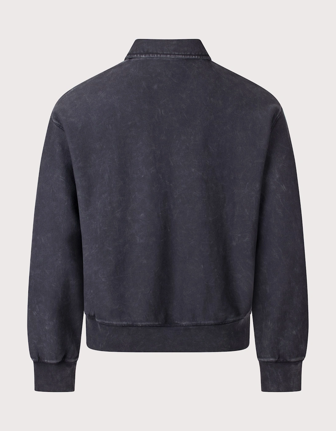 Boxy Loose Fit Lambert Polo Neck Sweatshirt