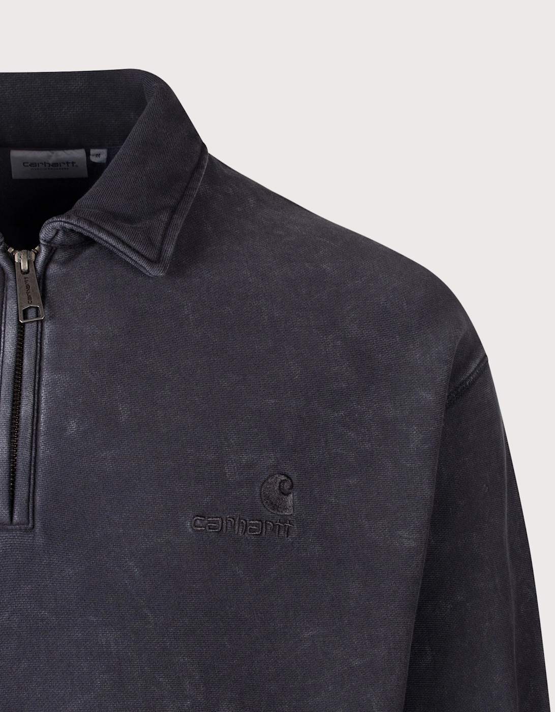 Boxy Loose Fit Lambert Polo Neck Sweatshirt