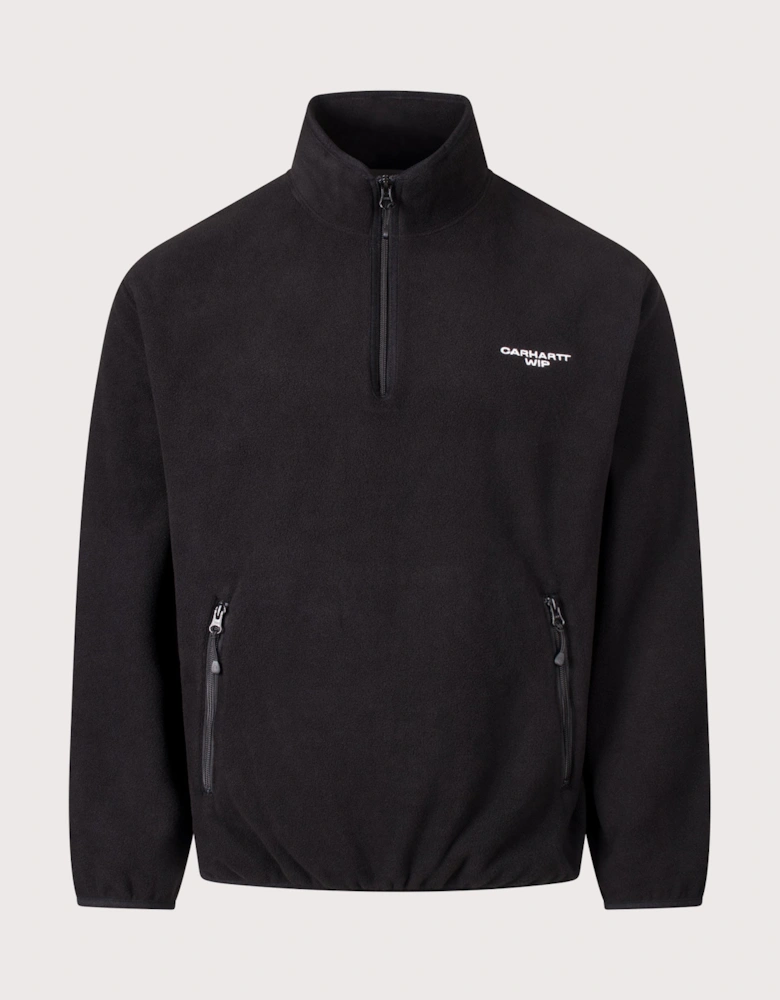 Balloon Fit Edmore Quarter Zip Fleece Sweatshirt