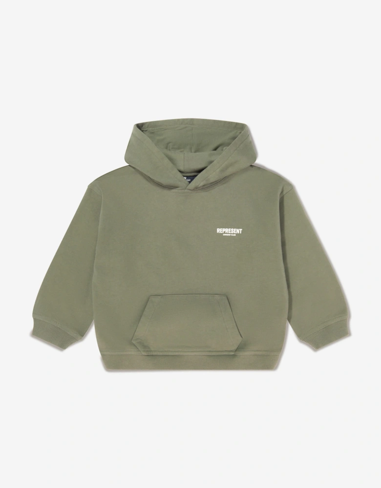 REPRESENT Kids Mini Owners Club Hoodie in Green