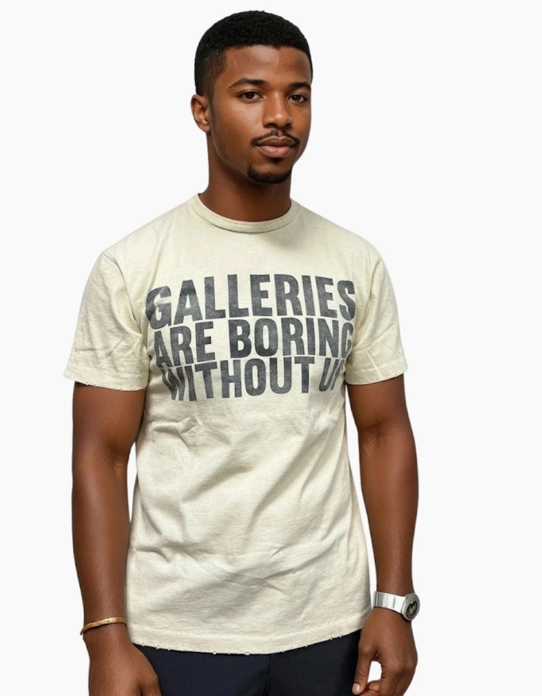 Gallery Dept Boring Tee Antique White T-Shirt