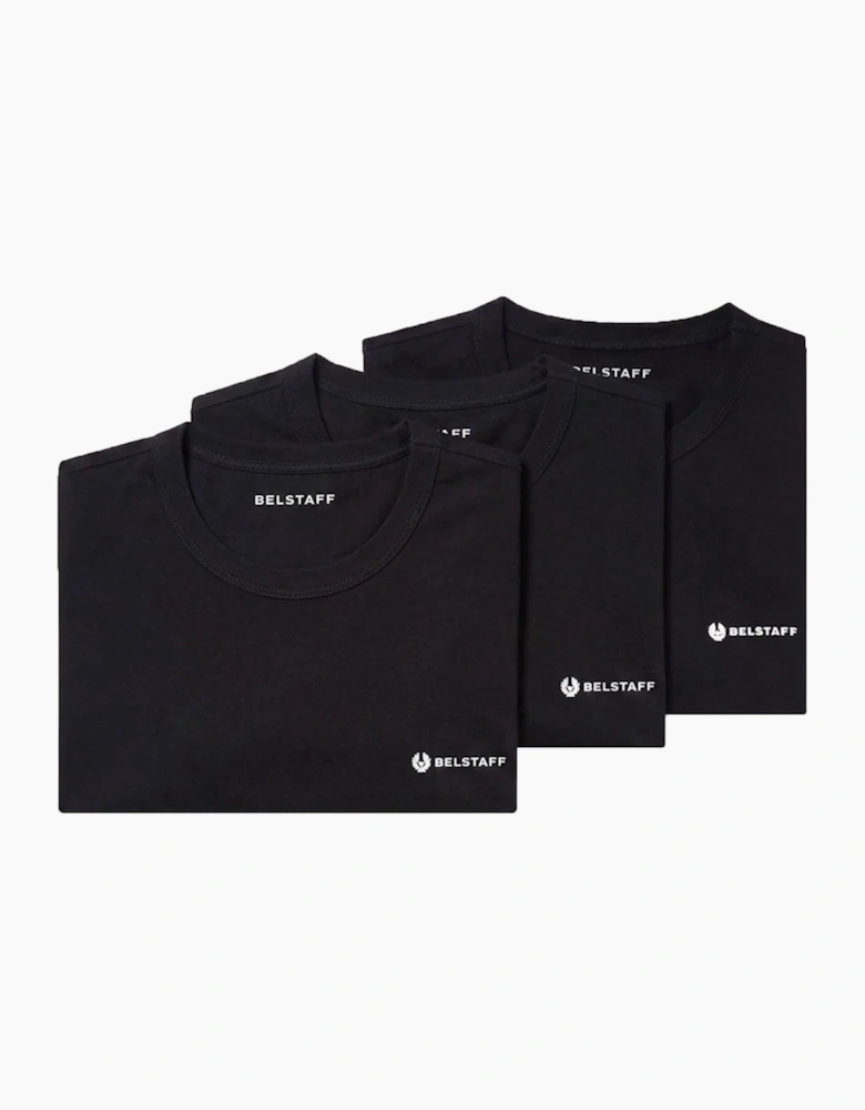 BELSTAFF 3 PACK T-SHIRT BLACK