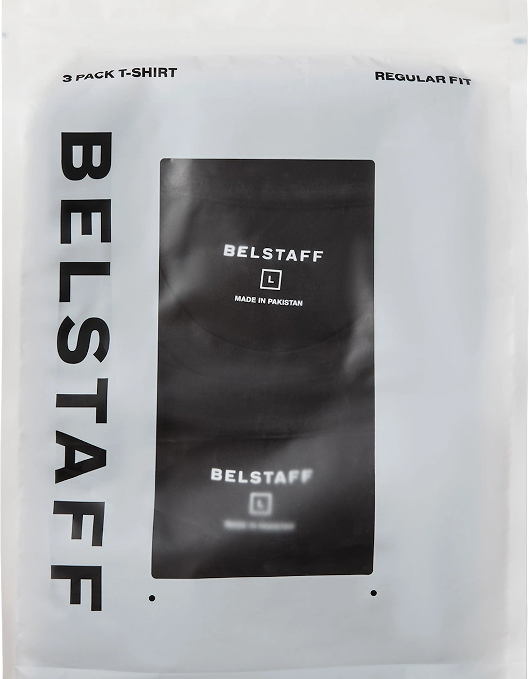 BELSTAFF 3 PACK T-SHIRT BLACK