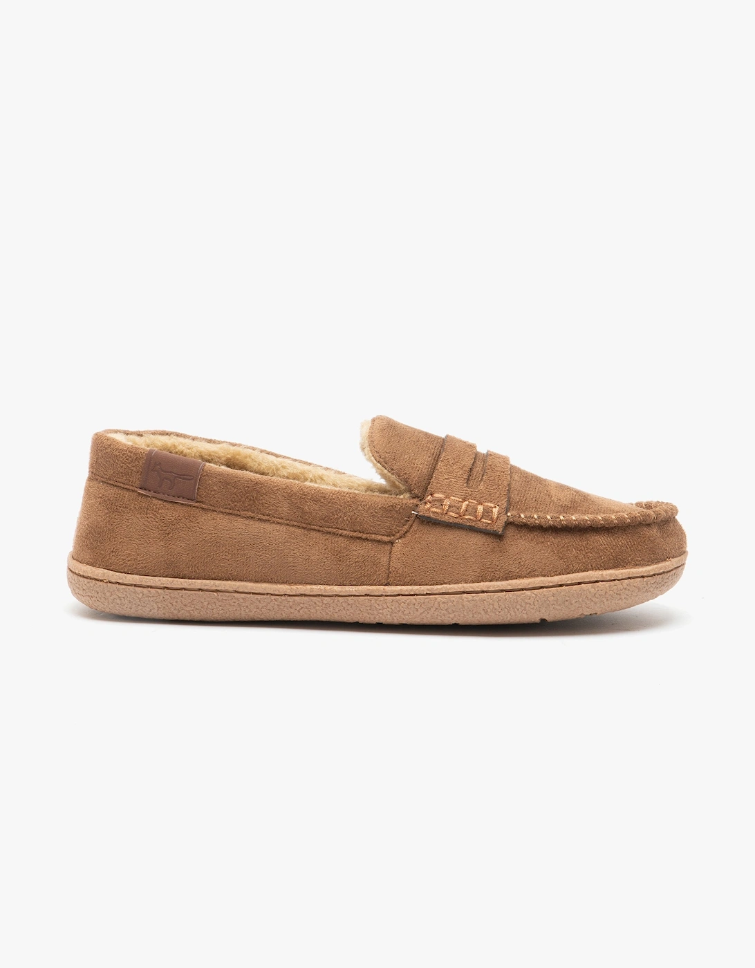 Jo & Joe NEWHAMPSHIRE Mens Moccasin Slippers Cognac