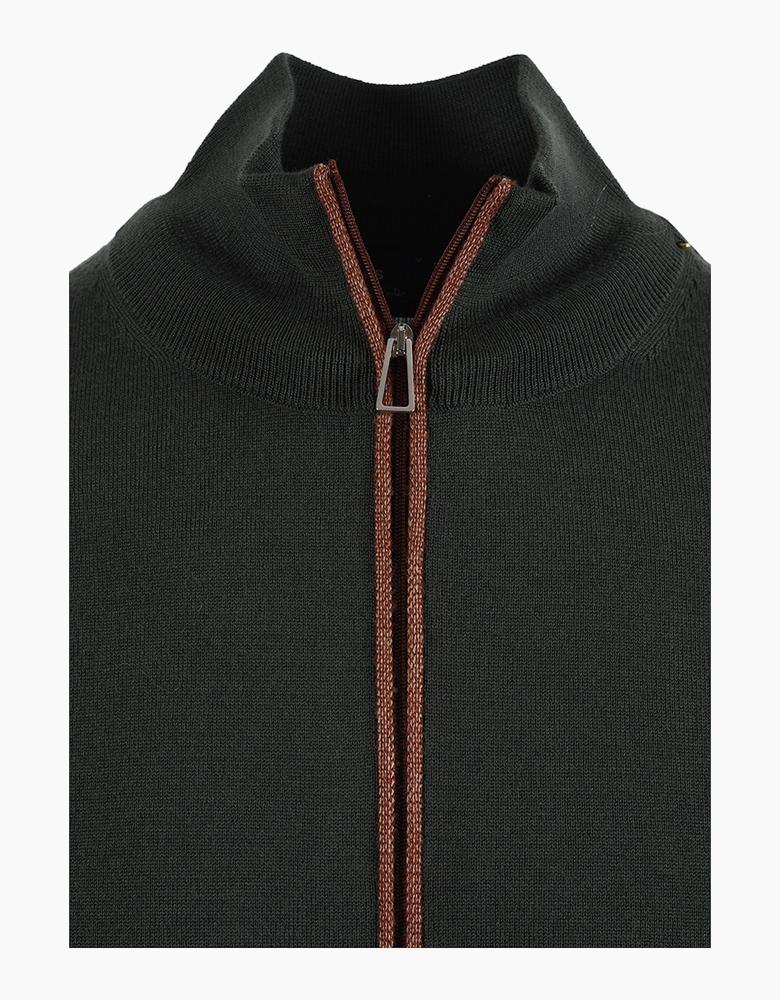 PAUL SMITH CARDIGAN ZIP UP GREEN
