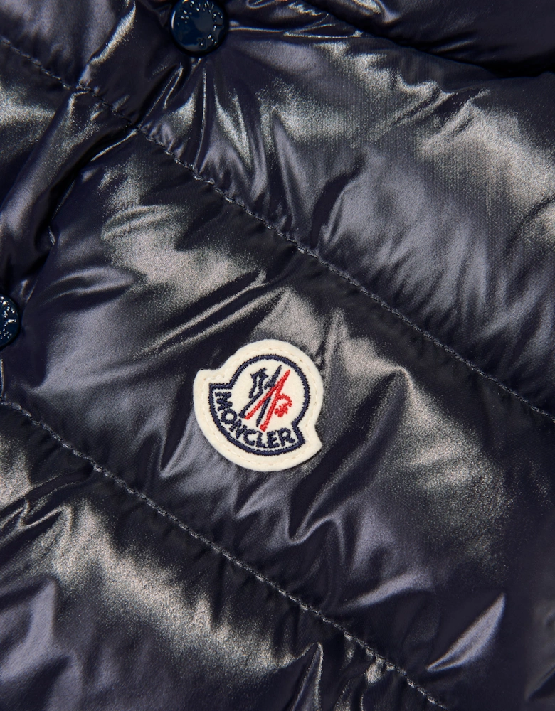 Moncler Enfant Boys Down Padded Tib Gilet in Navy