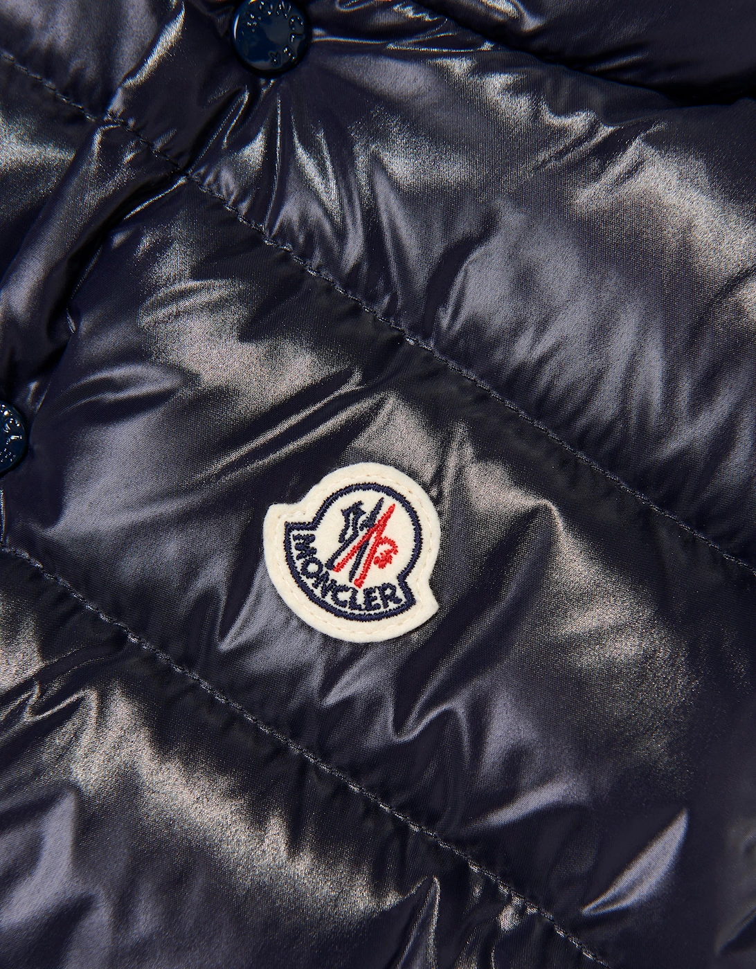 Moncler Enfant Boys Down Padded Tib Gilet in Navy