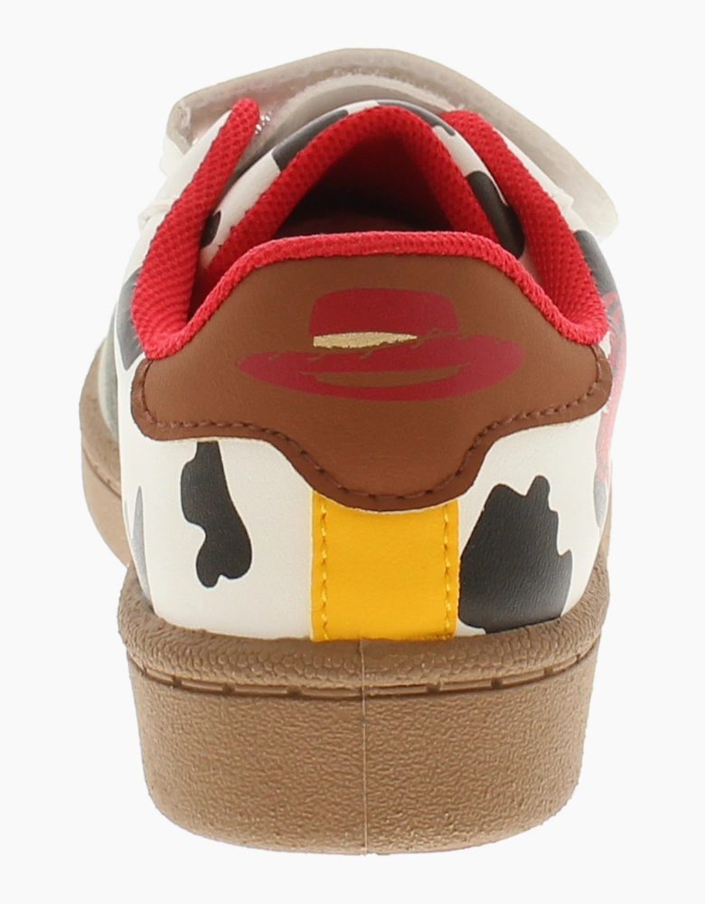 Toy Story Childrens Trainers Phoenix Touch Fastening white red UK Size