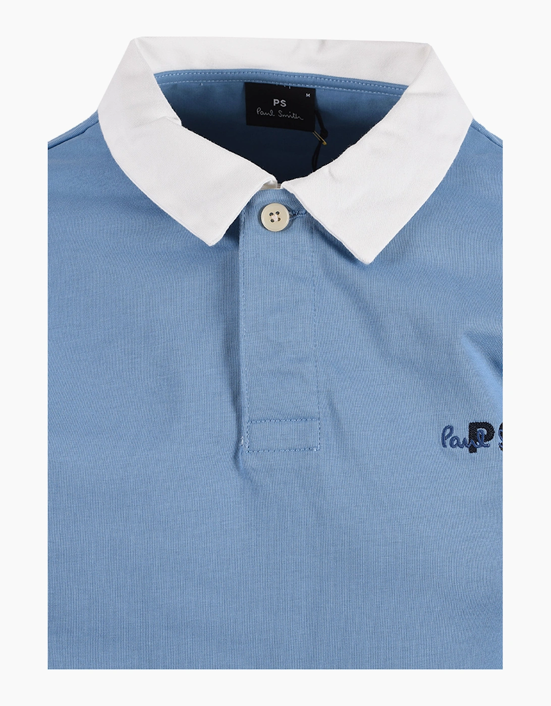 PAUL SMITH LONG SLEEVE POLO BLUE