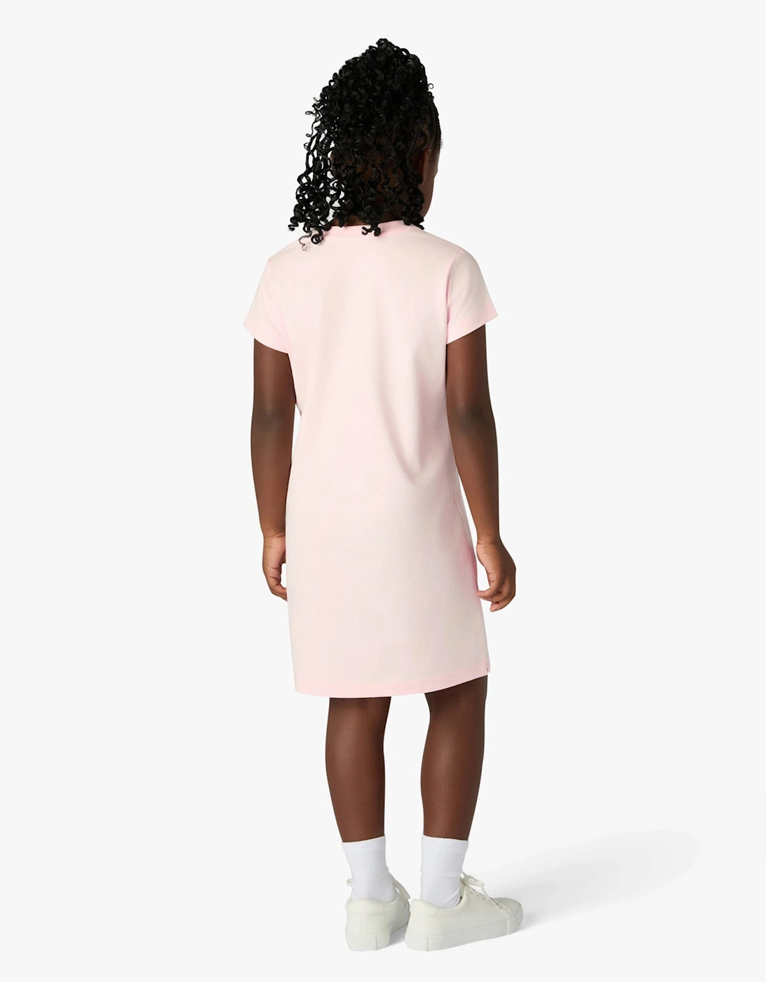 Casablanca Girls Casa Airspray Printed T-Shirt Dress in Pink
