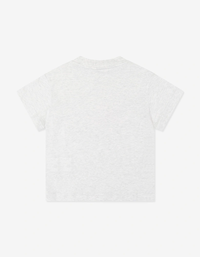 Palm Angels Boys Classic Logo Jersey T-Shirt in Grey
