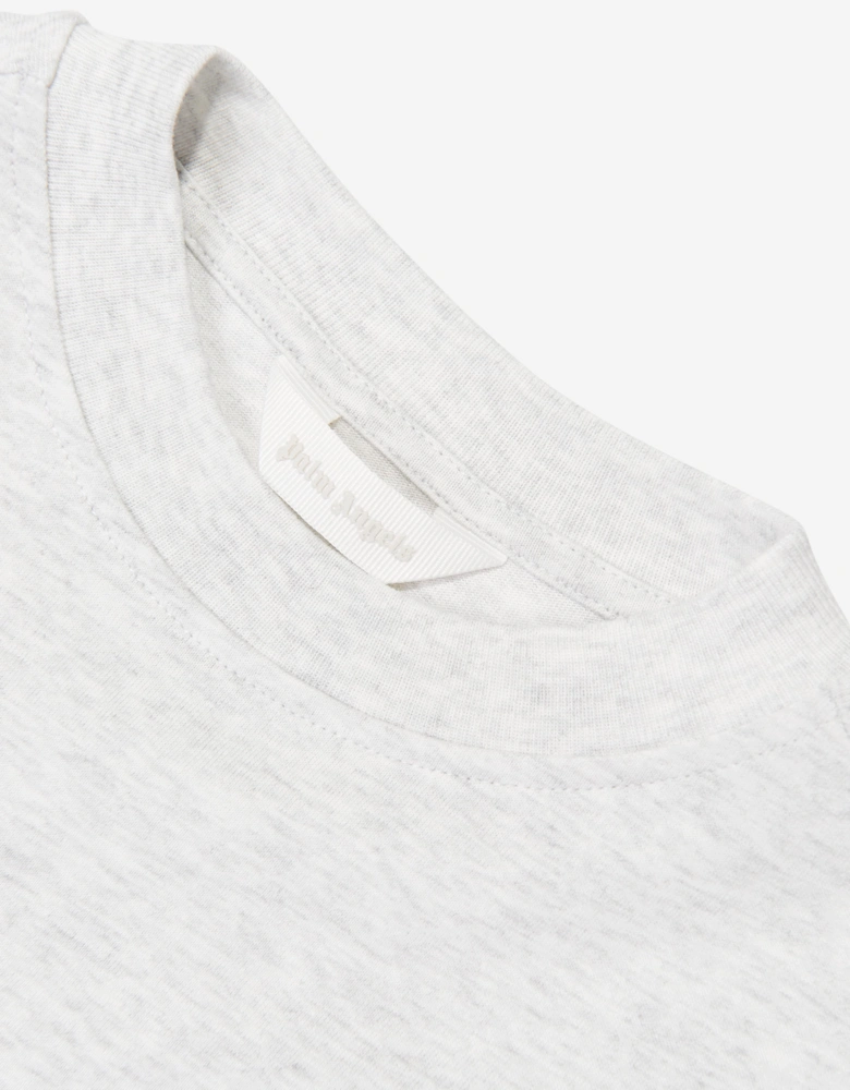 Palm Angels Boys Classic Logo Jersey T-Shirt in Grey
