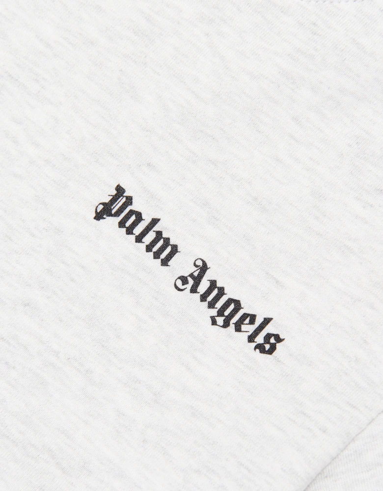 Palm Angels Boys Classic Logo Jersey T-Shirt in Grey
