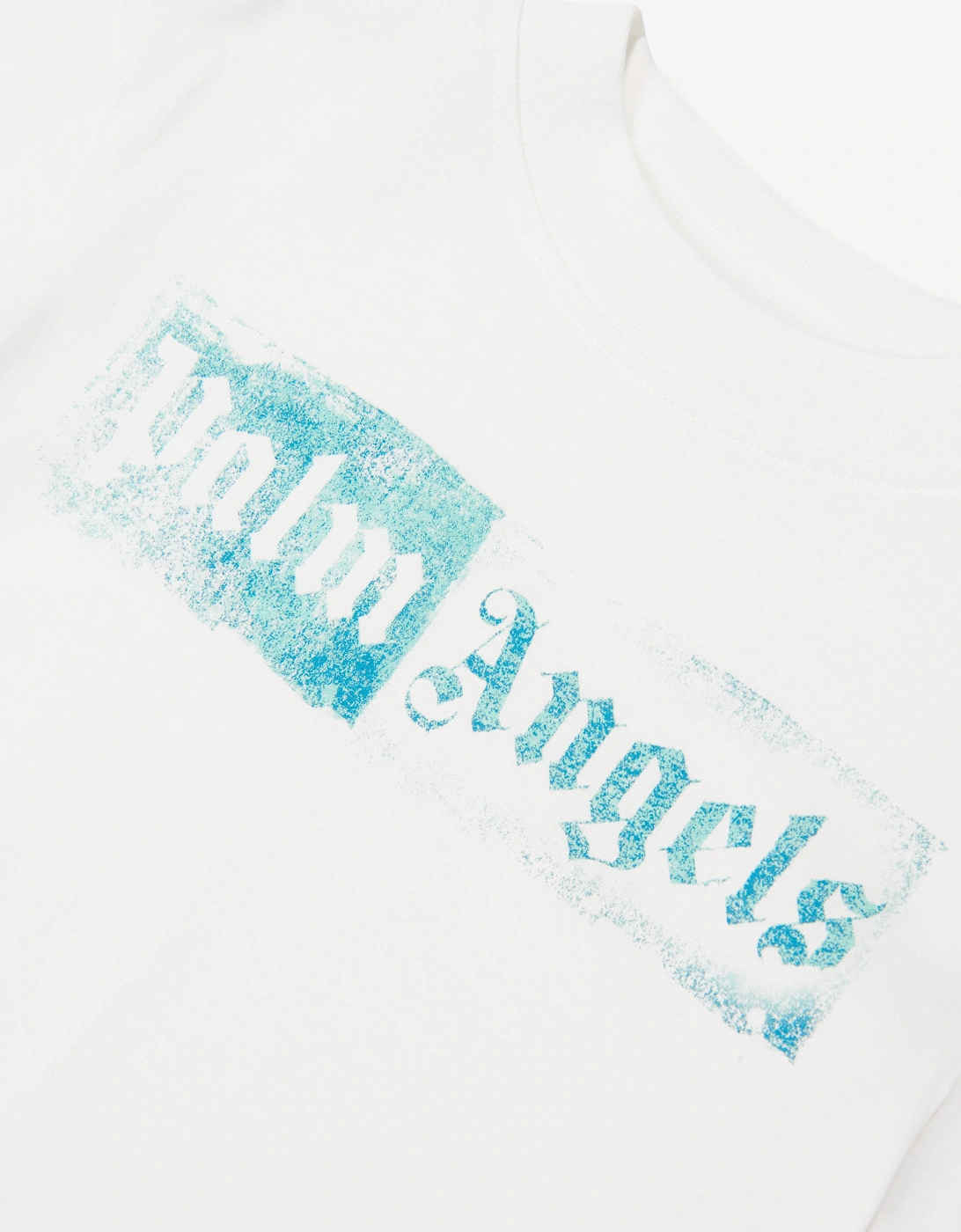 Palm Angels Kids Palm Boxe Jersey T-Shirt in Ivory