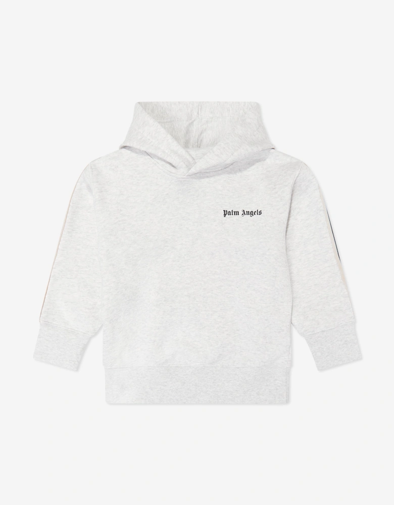 Palm Angels Kids Classic Logo Hoodie in Grey