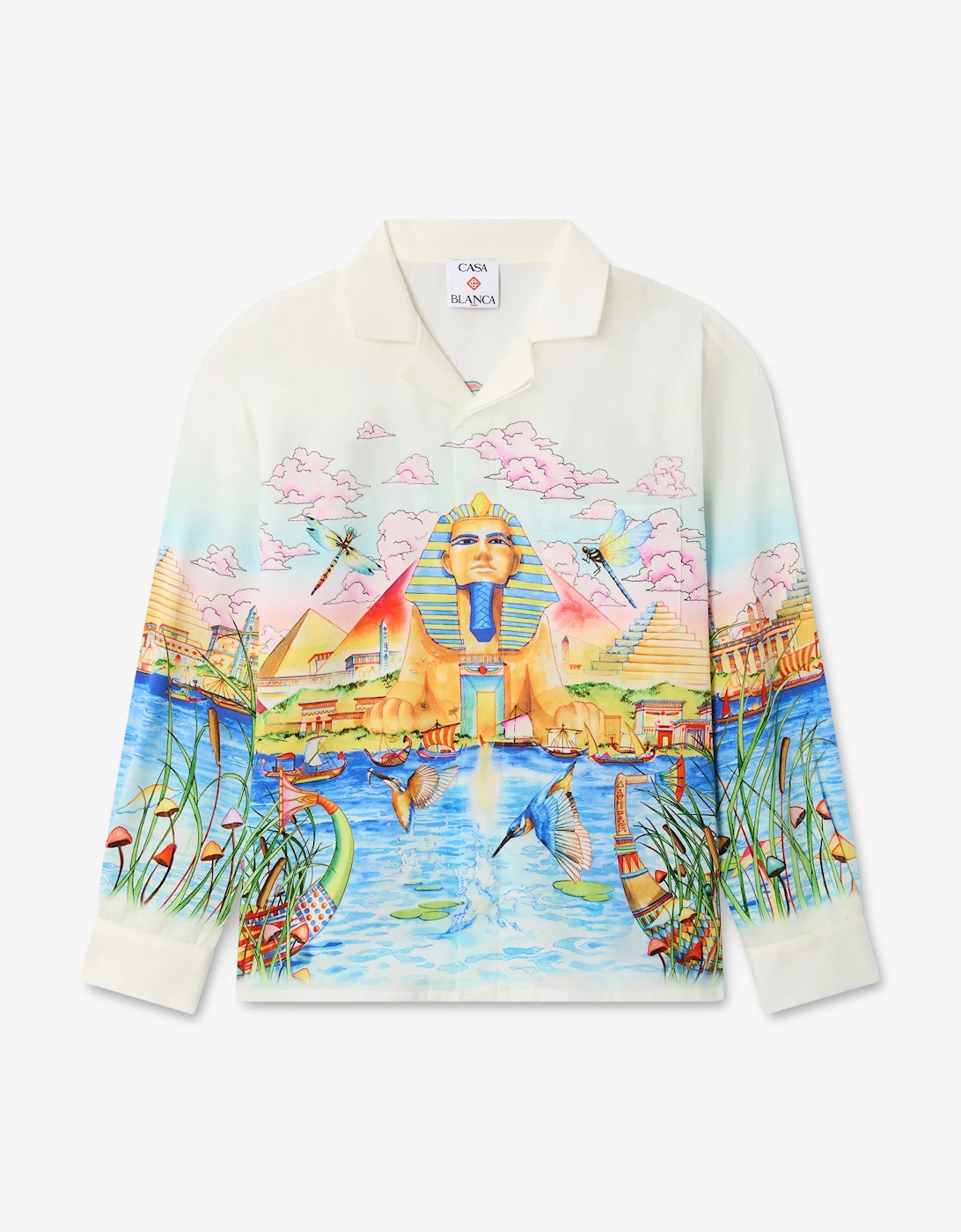 Casablanca Boy's Casablanca Boys Egypt As It Was Print Shirt in Multicolour