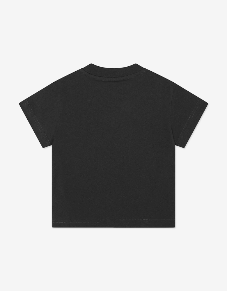 Palm Angels Kids Palm Logo Jersey T-Shirt in Black