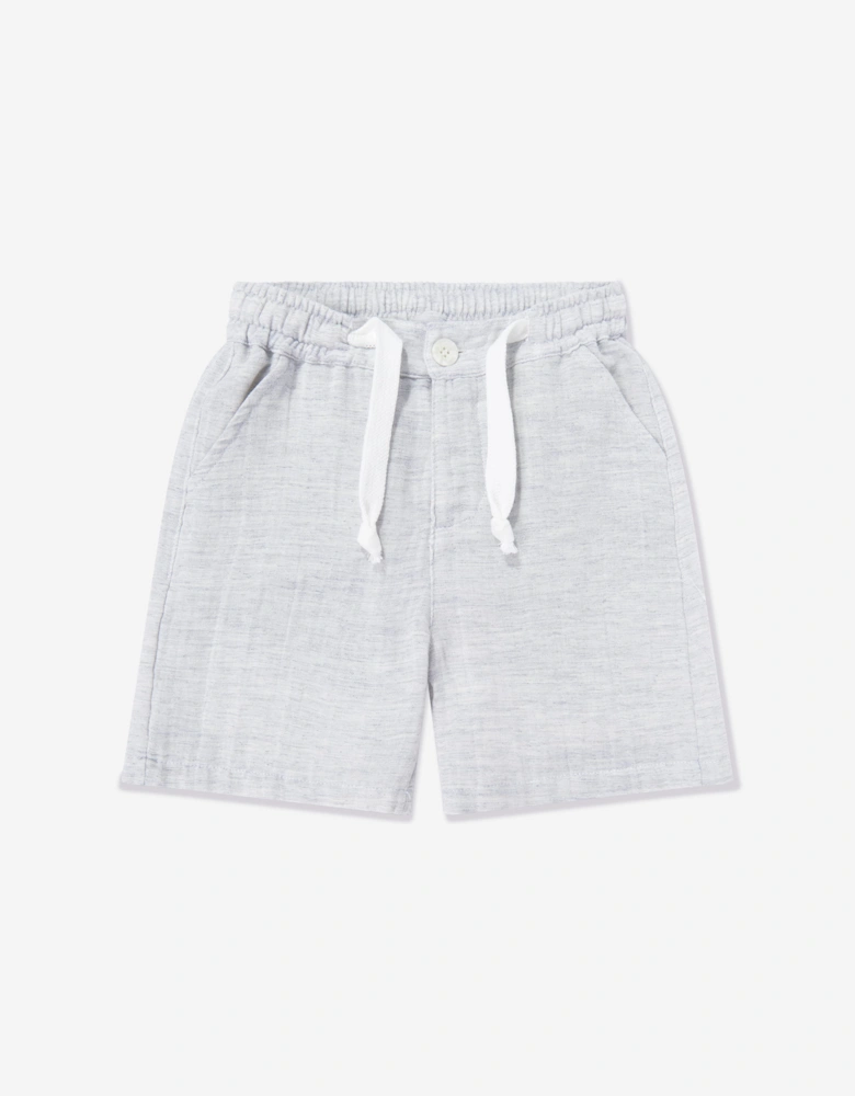 Bel-Air Boys Cotton Short Set in Blue