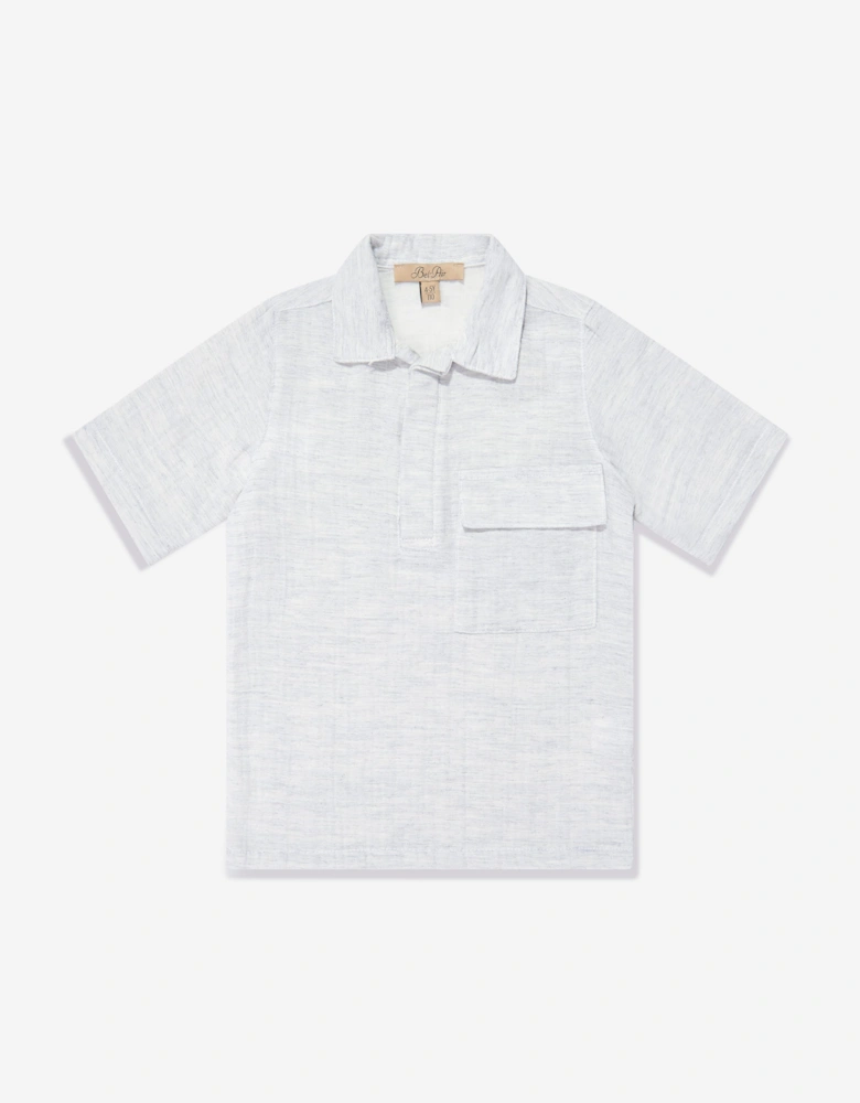 Bel-Air Boys Cotton Short Set in Blue