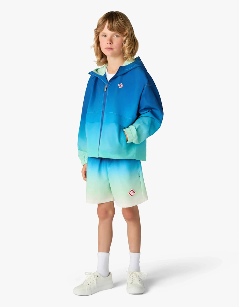 Casablanca Boys Gradient Swim Shorts in Blue