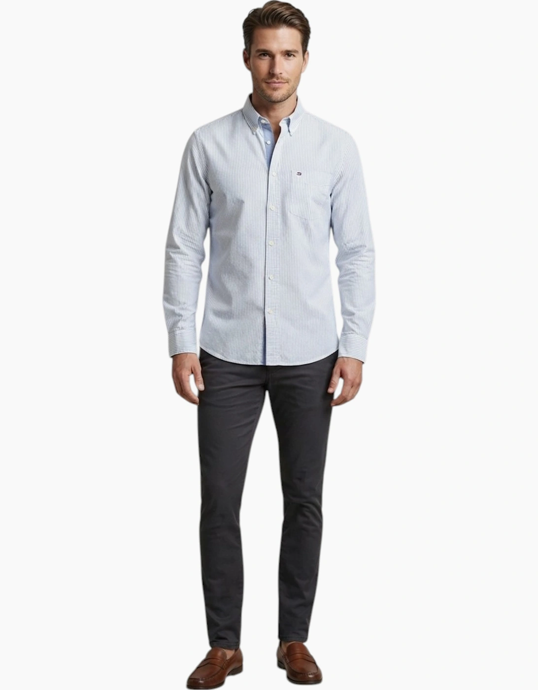 Tommy Hilfiger Mens Oxford Cotton Shirts