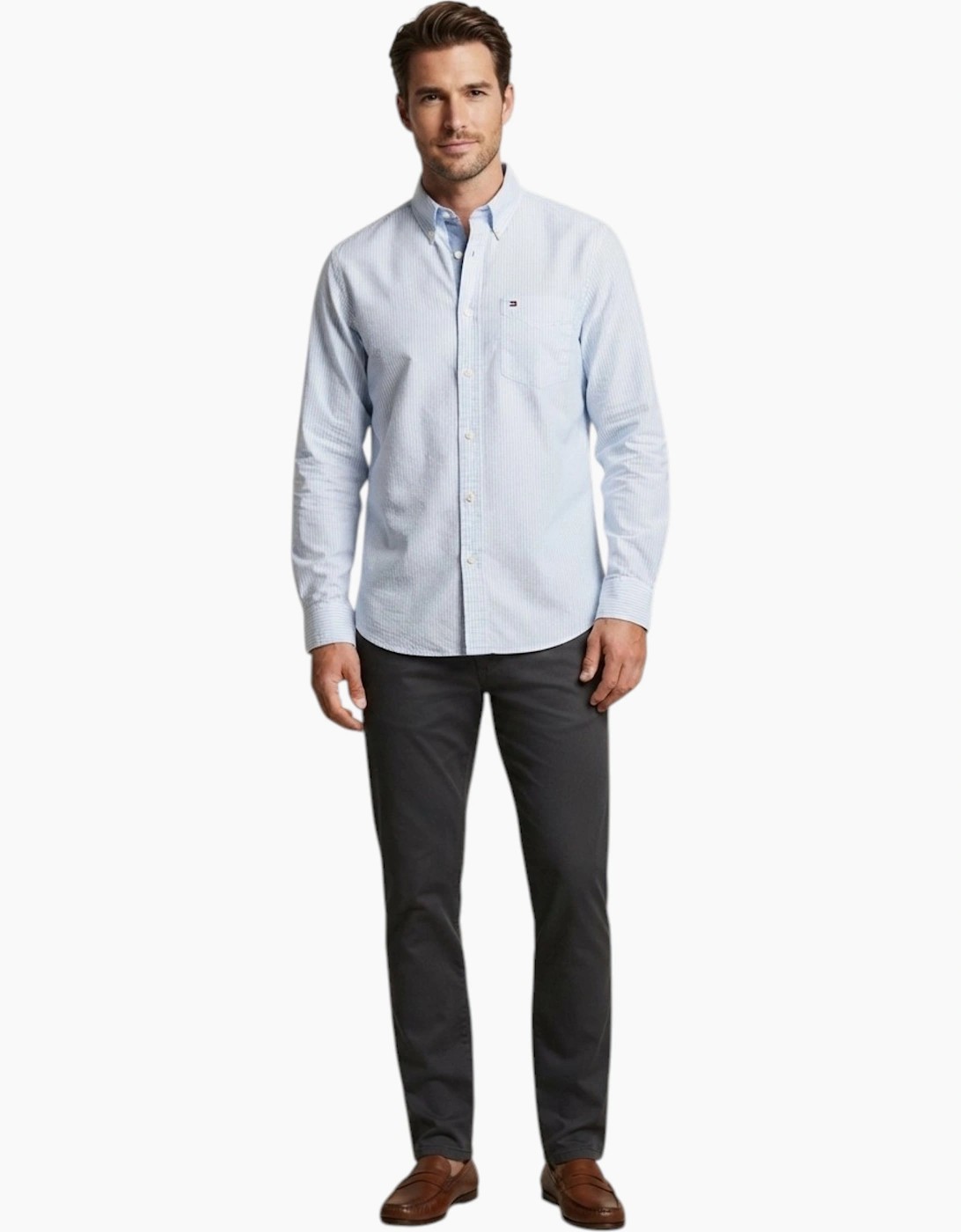 Tommy Hilfiger Mens Oxford Cotton Shirts