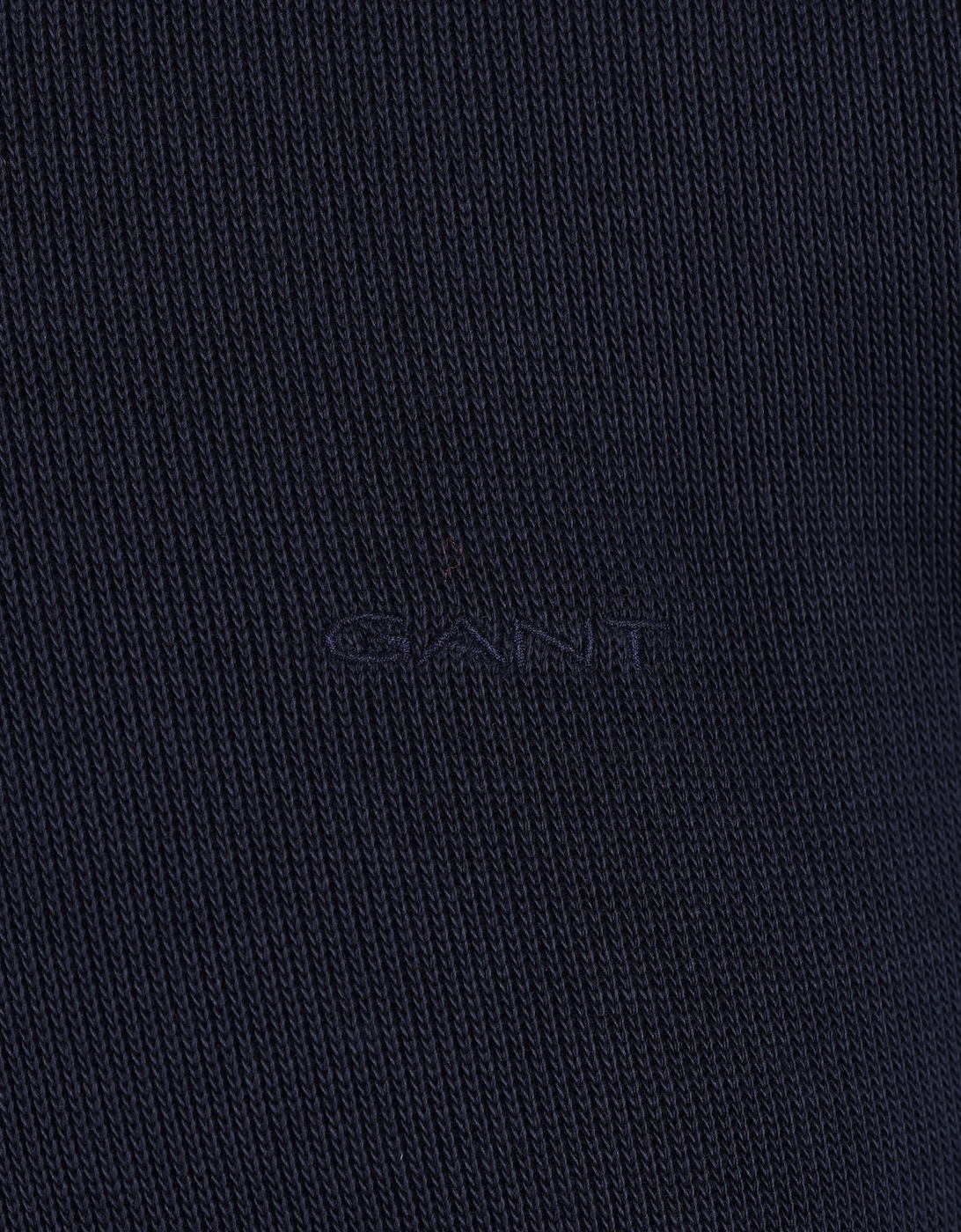 GANT SACKER RIB HALF ZIP EVENING BLUE