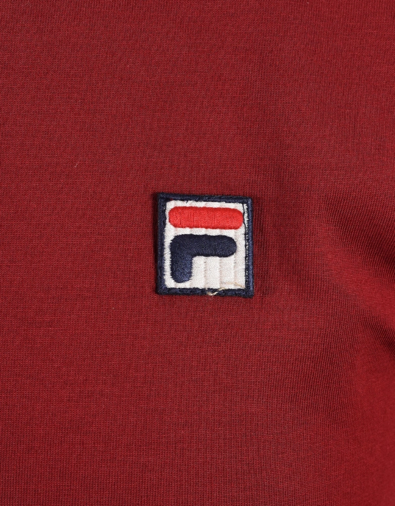 Fila Vintage FILA MARCONI ESSENTIAL RINGER T-SHIRT SUNDRIED TOMATO/ BLACK