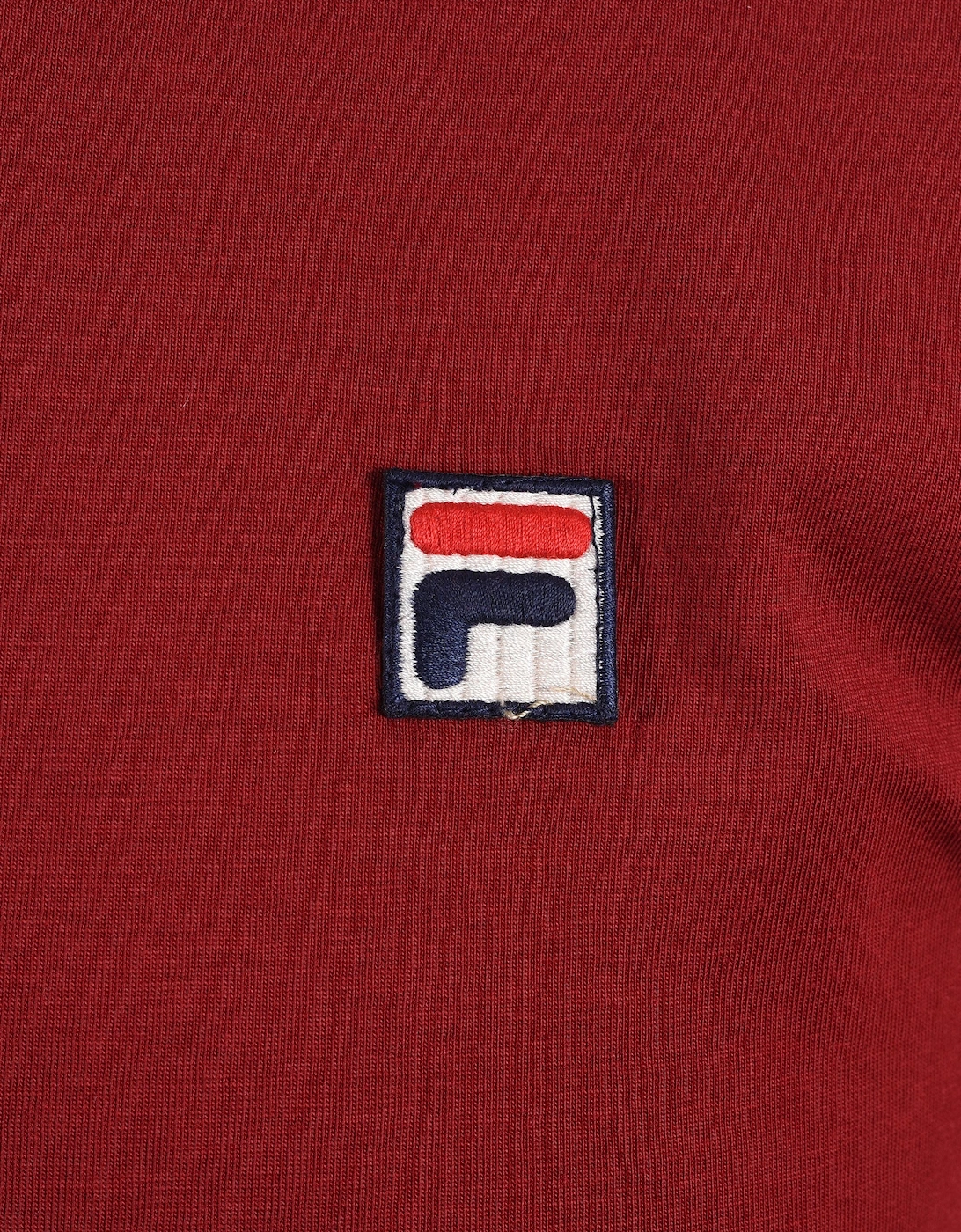 Fila Vintage FILA MARCONI ESSENTIAL RINGER T-SHIRT SUNDRIED TOMATO/ BLACK