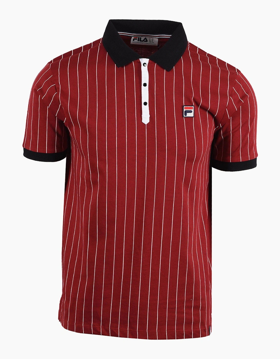 Fila Vintage FILA BB1 CLASSIC STRIPED POLO SUNDRIED TOMATO/ BLACK