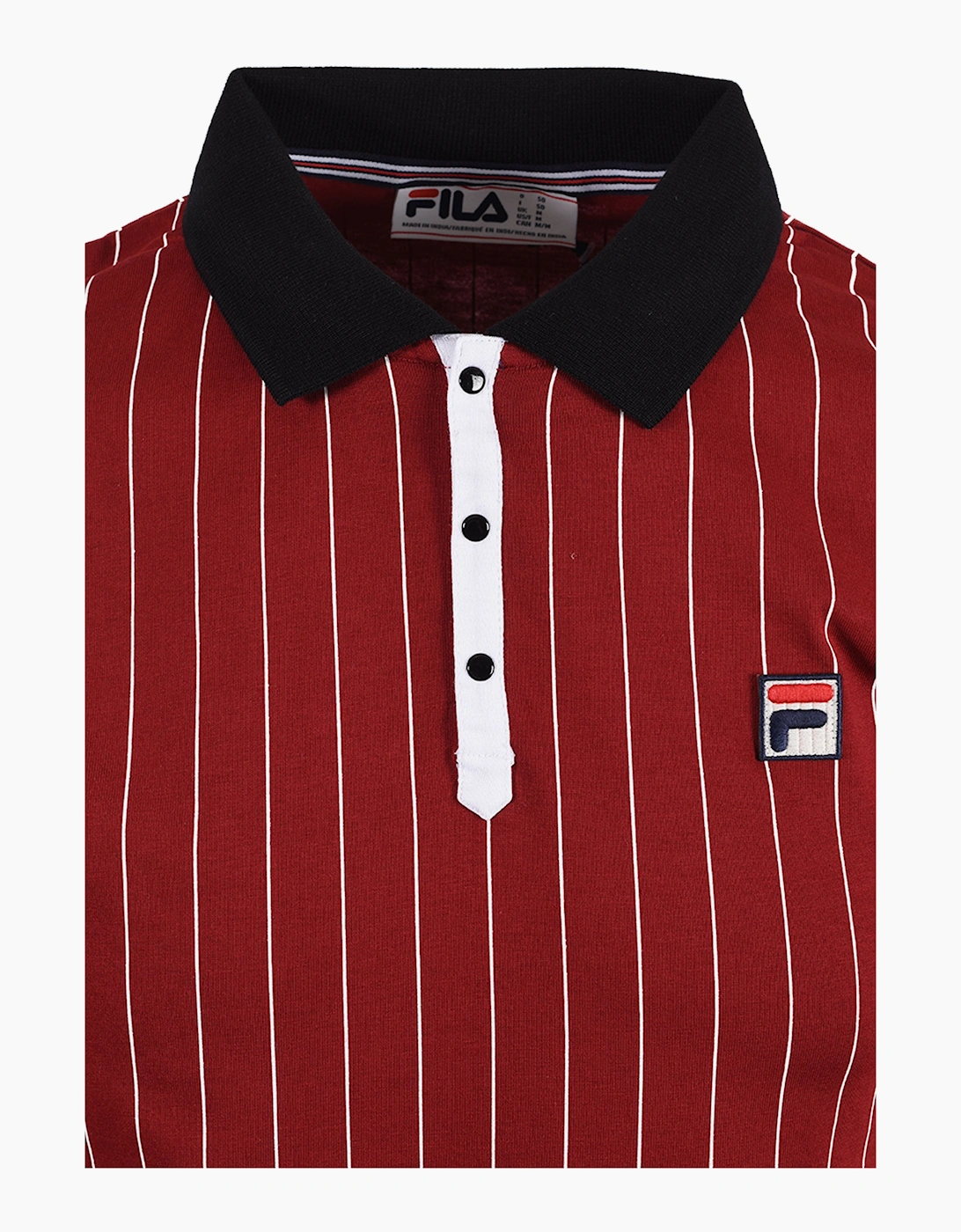 Fila Vintage FILA BB1 CLASSIC STRIPED POLO SUNDRIED TOMATO/ BLACK