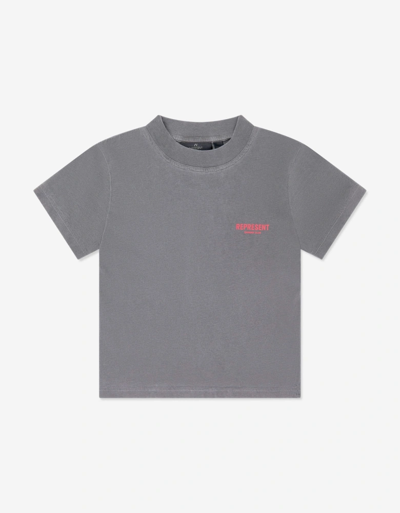 REPRESENT Kids Mini Owners Club T-Shirt in Grey