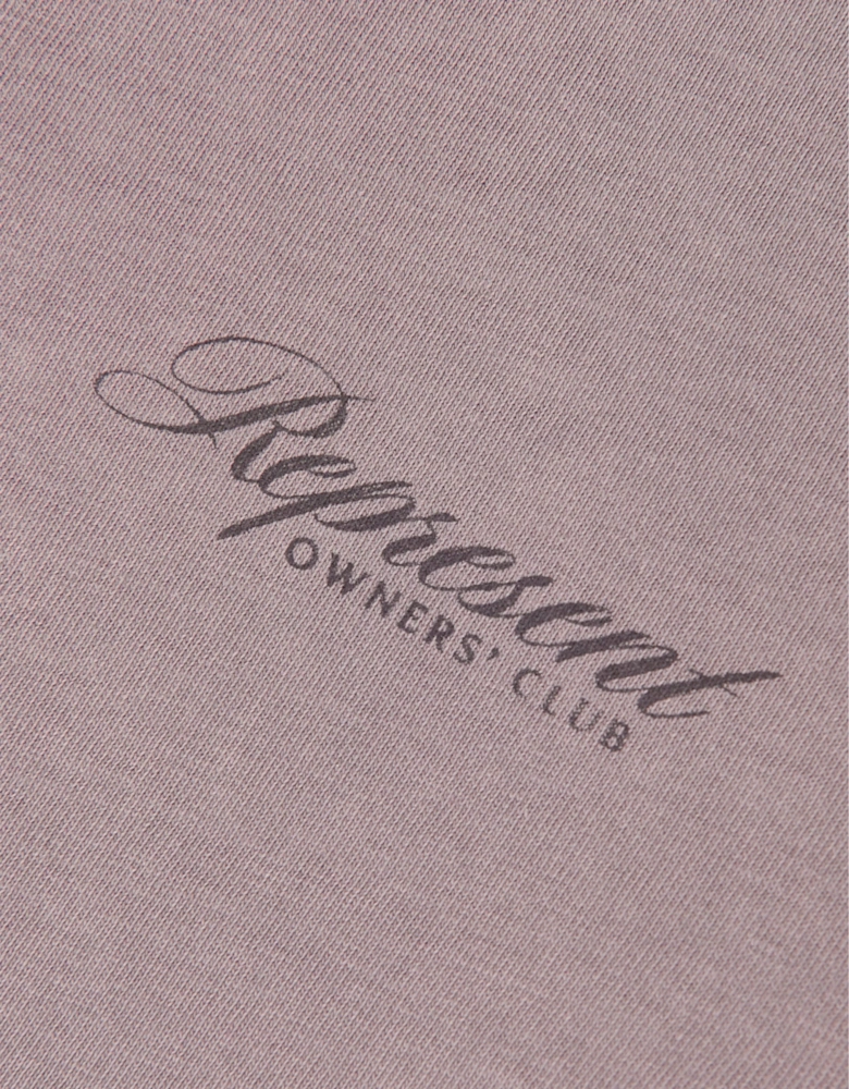 REPRESENT Kids Mini Owners Club Script T-Shirt in Brown