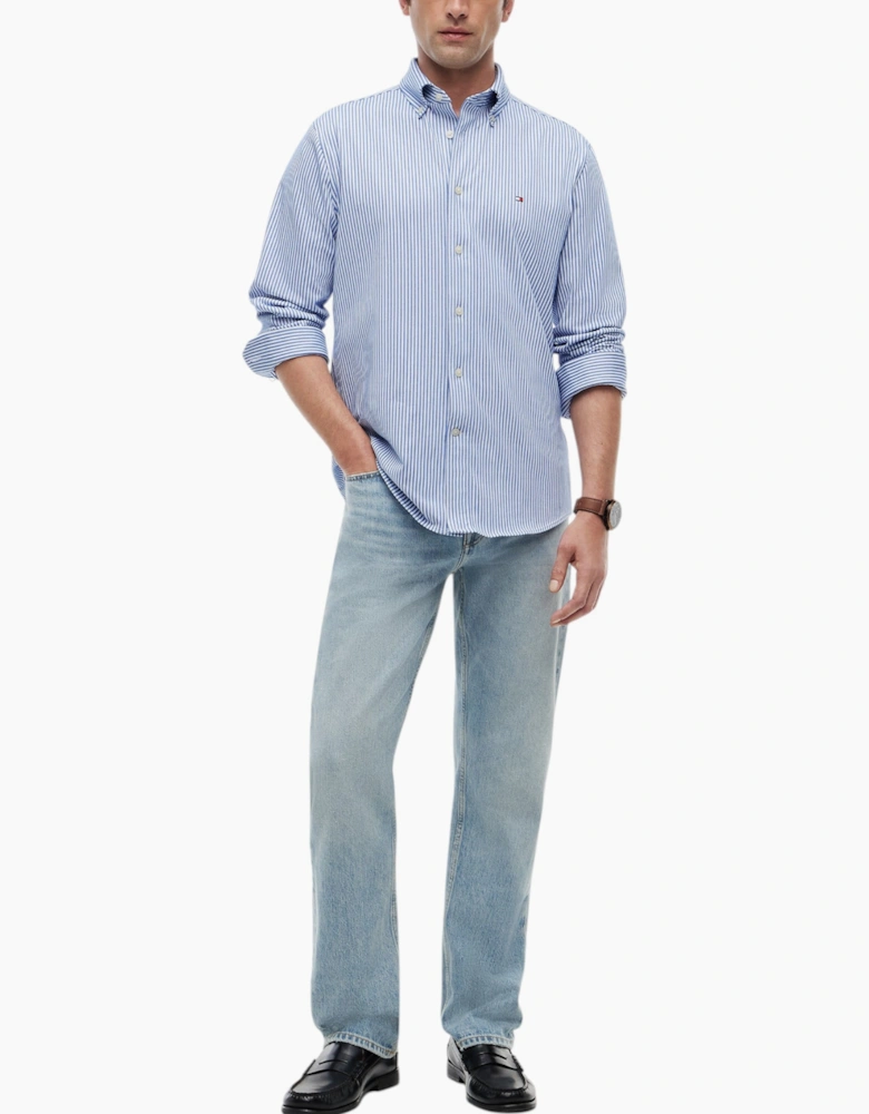 Tommy Hilfiger Mens Oxford Shirts Long Sleeve Cotton
