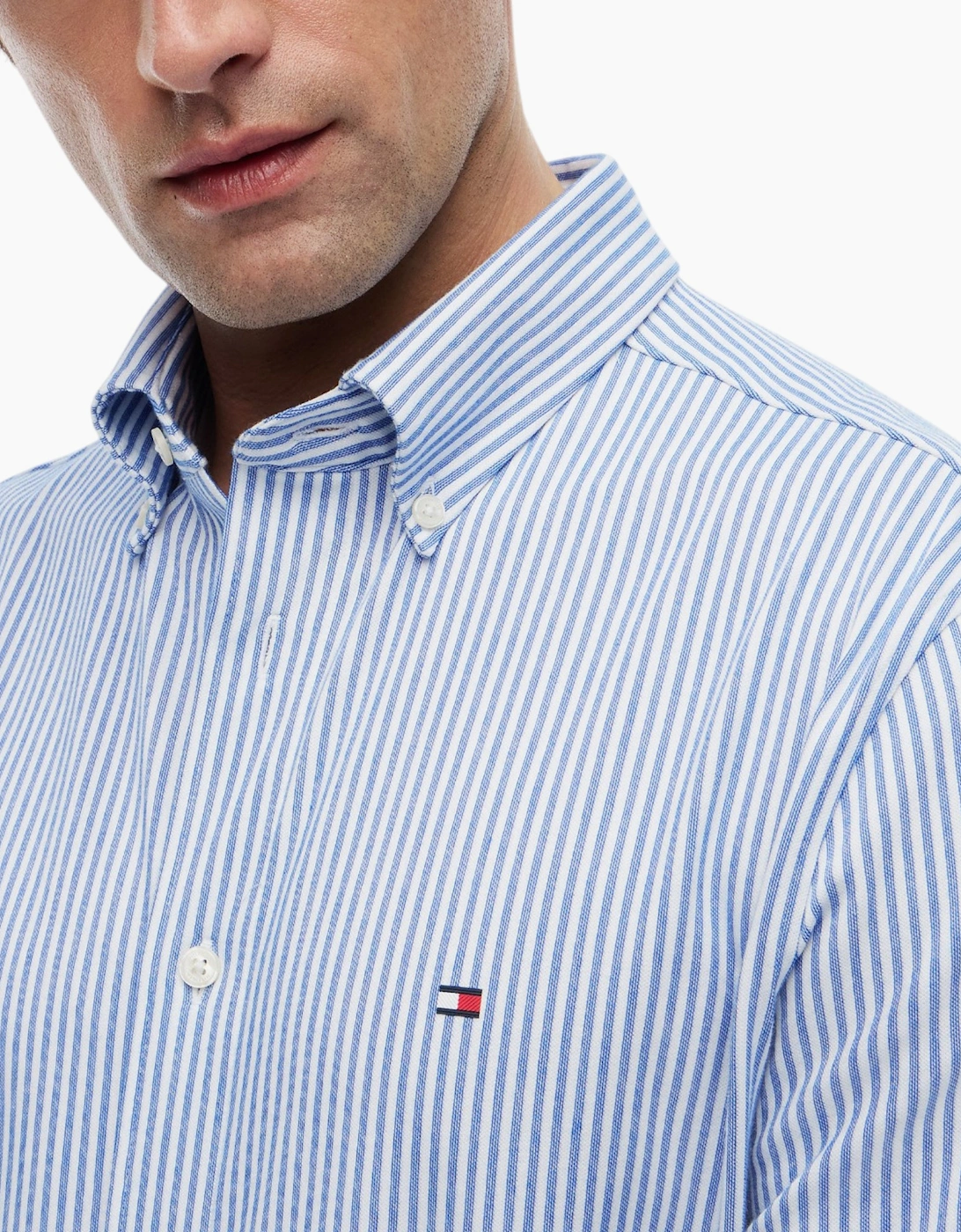 Tommy Hilfiger Mens Oxford Shirts Long Sleeve Cotton