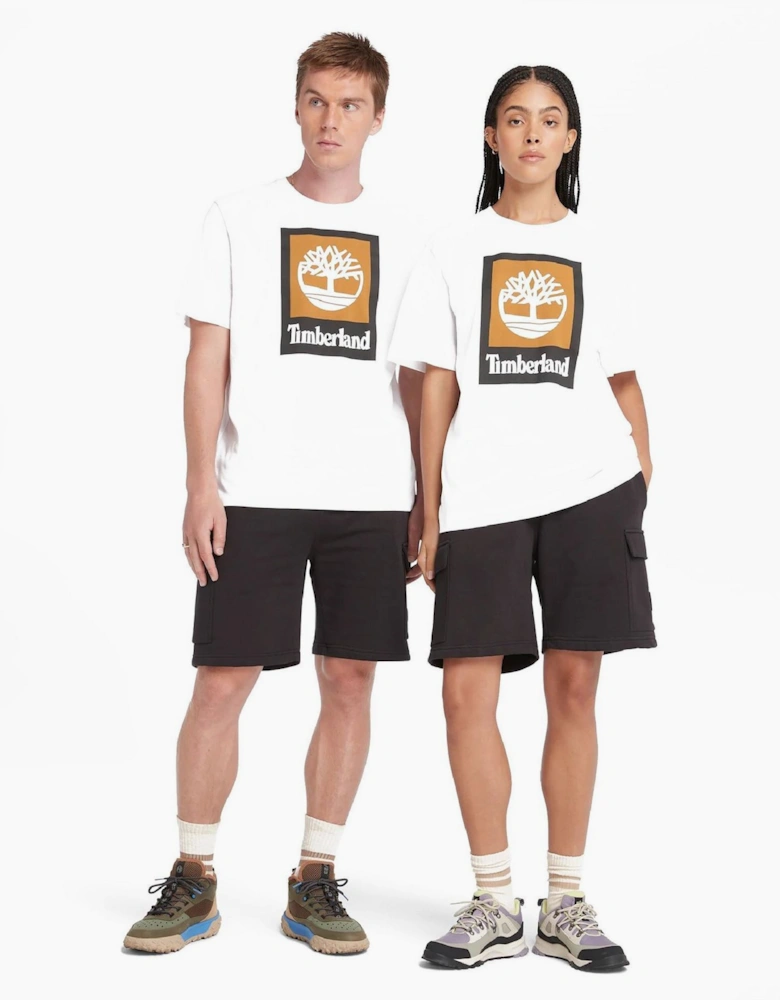 Stack Logo Cotton Short Sleeve T-Shirt