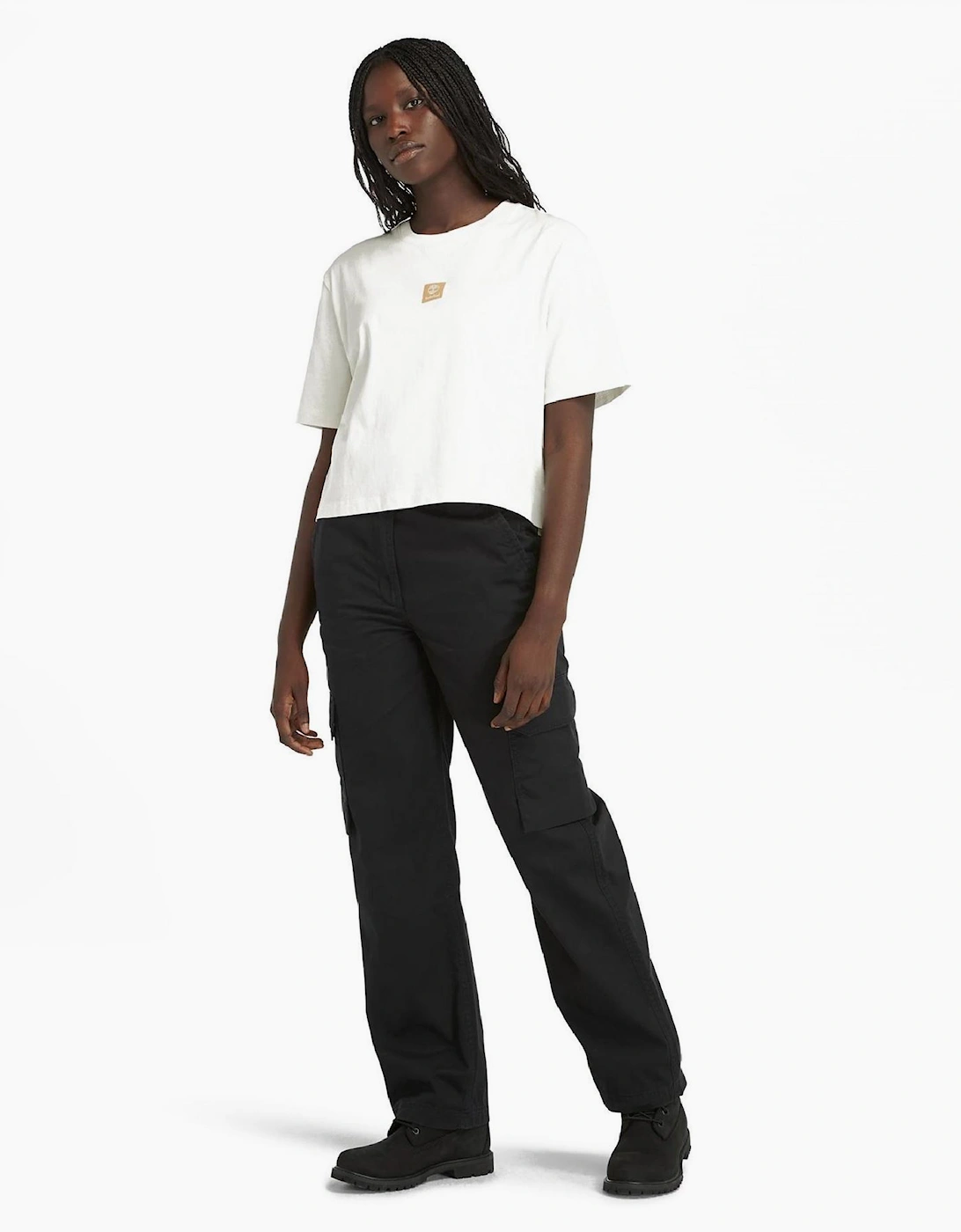 Stack Logo Cotton Short Sleeve T-Shirt