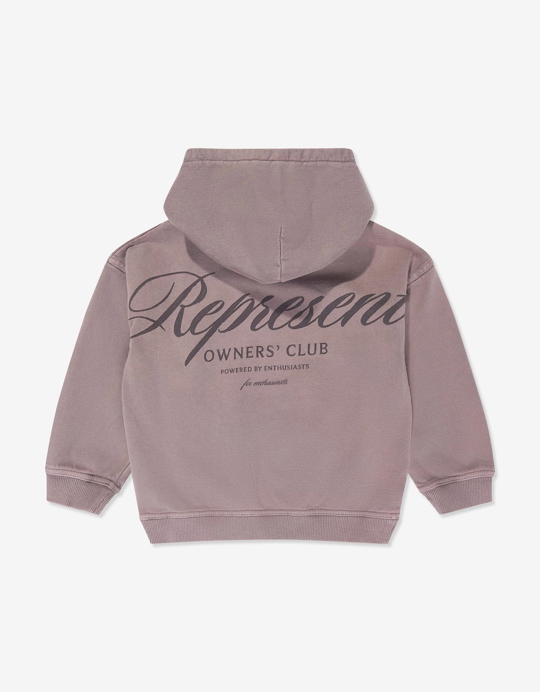 REPRESENT Kids Mini Owners Club Script Hoodie in Brown