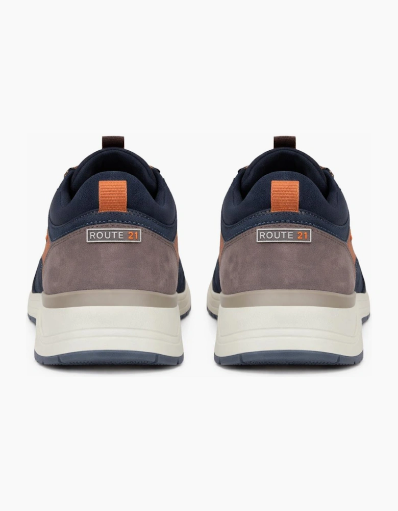 R21 Original M047 Mens Casual Trainers Brown/Black
