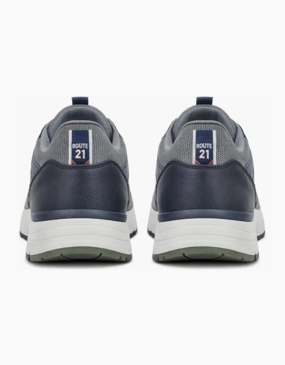 R21 Original M047 Mens Casual Trainers Navy/Grey