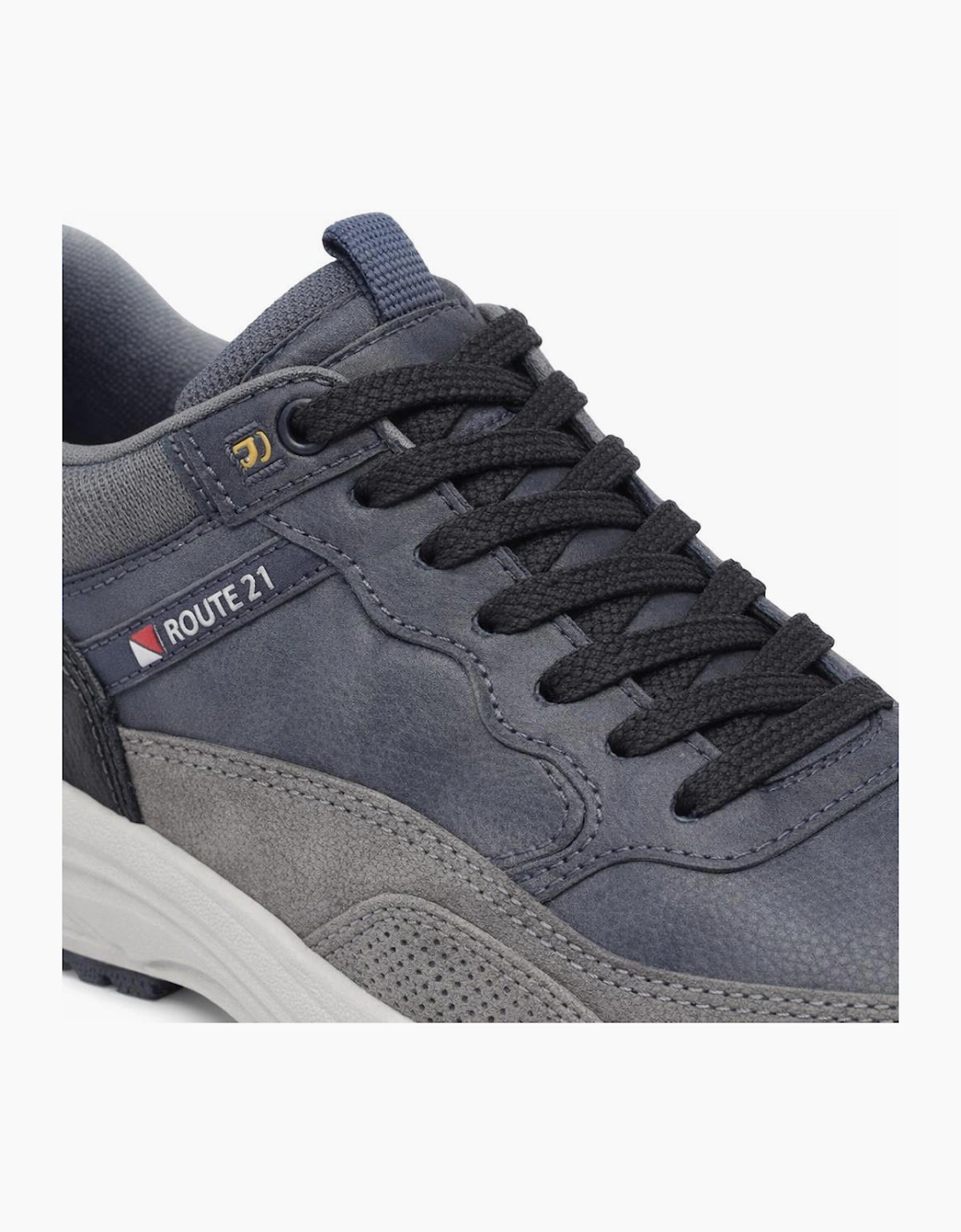 R21 Original M047 Mens Casual Trainers Navy/Grey