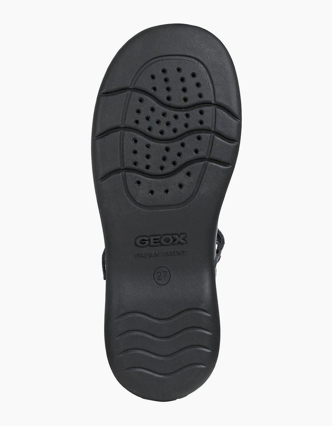 Geox Naimara Leather Black Patent Shoes